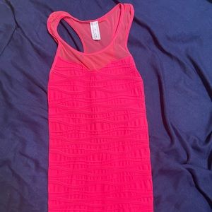 Hot pink dress